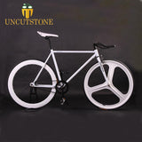 Track bike Magnesium Alloy Wheel 3 spokes fixie Bicycle Fixed gear bike 700C wheel 52cm FRAME Completed Road