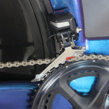 New Style 700C Road Carbon PF46 Time Trial TT Bike/Bicycle Frame with DI2 compatible Blue glossy painting