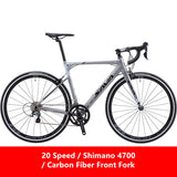 New Road Bike Aluminum Alloy Frame Carbon Fiber Front Fork SHIMAN0 18/20/22 Speed Bicycle Outdoor Sports Racing Cycling