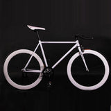Fixed Gear Bike Fixie Bike 52cm Frame DIY Muscular Frame Cycling Road Aluminum Alloy Fixie Bicycle