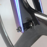 New Style 700C Road Carbon PF46 Time Trial TT Bike/Bicycle Frame with DI2 compatible Blue glossy painting