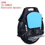 One Wheel Electric Unicycle Scooter Self Balancing Scooters With Bluetooth Speaker 500W 60V Electric Scooter For Adults