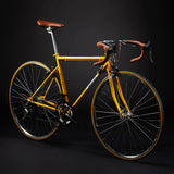 New Retro Road Bicycle Carbon Steel Frame 700CC Wheel SHIMAN0 14 Speed Dual V Brake Bike Outdoor Racing Cycling Bicicleta