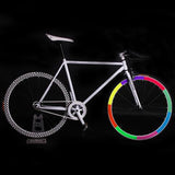 Fixed Gear Bike Fixie Bike 52cm Frame DIY Muscular Frame Cycling Road Aluminum Alloy Fixie Bicycle
