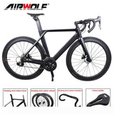 New R8000 Full Complete Carbon Disc Bike Mechanical Brake Disc Carbon Road Bicycle