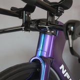 New Style 700C Road Carbon PF46 Time Trial TT Bike/Bicycle Frame with DI2 compatible Blue glossy painting