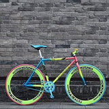 Mountain Road Bike Fixed Gear 26 Inch Single Speed Retro Frame Man and Woman Students Adult Bicycle New