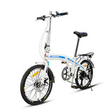 Folding Bike High Carbon Steel Road Bike Frame Double Disc Brake Bicycle Frame Folding Cycle Lightweight BMX Bike 20inch 7 Speed easy-smart-way.myshopify.com