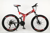 KUBEEN mountain bike 26-inch steel 21-speed bicycles dual disc brakes variable speed road bikes racing bicycle BMX Bike easy-smart-way.myshopify.com