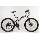 KUBEEN mountain bike 26-inch steel 21-speed bicycles dual disc brakes variable speed road bikes racing bicycle BMX Bike easy-smart-way.myshopify.com