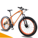 wolf's fang bicycle fat bike 26"X 4.0  mountain bike 21 speed fat Bike road bicycles Front and Rear Mechanical Disc Brake easy-smart-way.myshopify.com