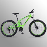 wolf's fang bicycle fat bike 26"X 4.0  mountain bike 21 speed fat Bike road bicycles Front and Rear Mechanical Disc Brake easy-smart-way.myshopify.com
