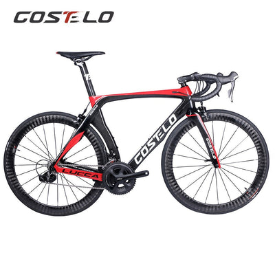 Costelo Lucca 2.0 Complete ROAD BICYCLE carbon fiber road bike frame fork clamp seatpost Carbon Road bike direct mount brake