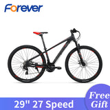 FOREVER 29" Large Wheelset Mountain Bike Men Aluminium Alloy Bicycle Women Teenages OFF-road Bicycle Damping 27 Speed MTB Bike easy-smart-way.myshopify.com