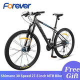 FOREVER New 30 Speed Bicycle Wire-controlled Locking Fork Change Wheel Hydraulic disc brake MTB Bike 27.5 inch easy-smart-way.myshopify.com