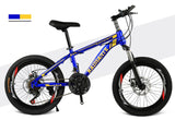 Children's bicycle 20inch 21 speed kids bike Children's variable speed mountain bike Two-disc brake bike various styles bicycle