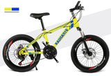 Children's bicycle 20inch 21 speed kids bike Children's variable speed mountain bike Two-disc brake bike various styles bicycle