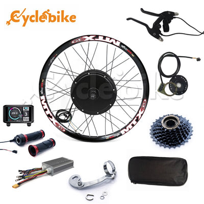 TFT display system 48v-72v 3000w electric bike conversion kit sinewave controller 100km/h speed max