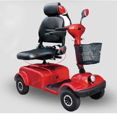 Portable Four Wheel Electric Mobility Scooter Electric E Bike 10 Inch 800W  Electric Kick Scooter For Disabled Elderly