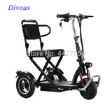 2019 free shipping  three-wheeled lightweight folding elderly scooter electric  wheelchair easy-smart-way.myshopify.com