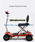 Free shipping to Russia ultralight folding electric bicycle four-wheel electric scooter can be carried on the plane easy-smart-way.myshopify.com