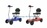 Free shipping to Russia ultralight folding electric bicycle four-wheel electric scooter can be carried on the plane easy-smart-way.myshopify.com