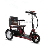 Old electric scooter electric tricycle disabled folding portable battery car easy-smart-way.myshopify.com