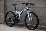 21 speed folding mountain bike 24 and 26 inch bicycle double disc brakes cycling bicycle folding mountain bike easy-smart-way.myshopify.com