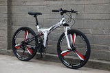21 speed folding mountain bike 24 and 26 inch bicycle double disc brakes cycling bicycle folding mountain bike easy-smart-way.myshopify.com