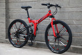 21 speed folding mountain bike 24 and 26 inch bicycle double disc brakes cycling bicycle folding mountain bike easy-smart-way.myshopify.com