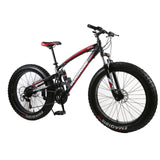 4.0 fat bike Mountain bike Double disc brake beach bicycle snow bike light high carbon steel 24/26 inch mountain bicycle easy-smart-way.myshopify.com