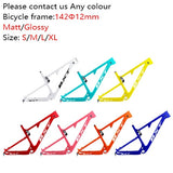 Full Carbon Fiber Suspension Bike Complete bicycle Mountain BIKE Suspension bicycle MTB Carbon Frame S/M/L/XL