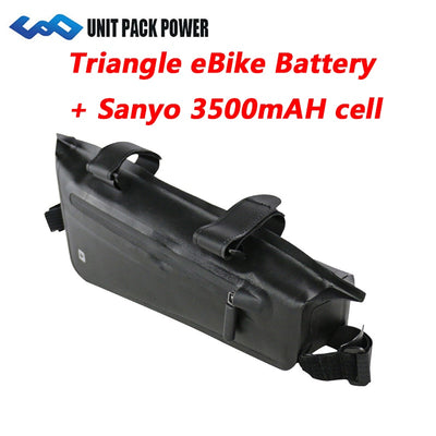 Quality Sanyo 18650 Cell Triangle eBike Battery 48V 14AH Lithium-ion 13S4P Electric Bicycle Batteries for 1000W Bafang Motor