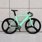 Fixed Gear Bike 700C Muscular Aluminum alloy frame 48cm 52cm 56cm  Bike Track Bicycle with double 3 Spoke wheel and V Brake