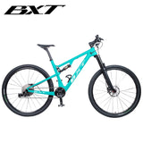 Full Suspension mountain bike 29er T800 carbon fiber 1×11speed carbon mtb XC bicycle disc brakes shock absorber travel 165*38mm