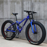 FOREKNOW Adult Mountain Fat Bike 7/21/24/27 Speed Road Bicycle Men 24/26  Inch Wheel Racing Oil Spring Fork Front  Fork Ride