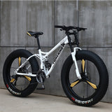FOREKNOW Adult Mountain Fat Bike 7/21/24/27 Speed Road Bicycle Men 24/26  Inch Wheel Racing Oil Spring Fork Front  Fork Ride