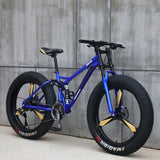 FOREKNOW Adult Mountain Fat Bike 7/21/24/27 Speed Road Bicycle Men 24/26  Inch Wheel Racing Oil Spring Fork Front  Fork Ride
