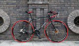 21 27and 30 speed road bike 700c aluminum road bike double disc sand road bike ultra light bike adult bicycle