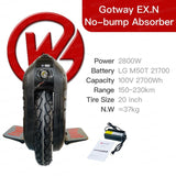 Begode Gotway EX EX.N Electric Unicycle 100V 2700Wh 3500W one wheel monowheel balance air suspension monowheel