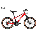 Twitter Mtb Kid Bike 20 Inch 406 Bicycle Carbon Fiber 21s Disc Brake Ultralight Children Cycling For Ladies Boy Girls Kid