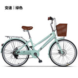 Phoenix 24-26'' Women Bike Road Bikes Retro Bike Ladies Bicycle Bicicleta Aluminium Double Disc Brake bisiklet bicicleta easy-smart-way.myshopify.com