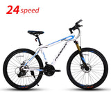 Phoenix 24 Speed Bicycle Mens Road Bike Aluminum Alloy Frame Cycling Double Disc Drake 26inch Racing Bicycle MTB Mountain Bike easy-smart-way.myshopify.com