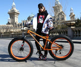 KUBEEN new arrival 7/21/24/27 speeds Disc brakes Fat bike 26 inch 26x4.0" Fat Tire Snow Bicycle  Oil spring fork easy-smart-way.myshopify.com