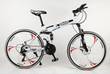 KUBEEN mountain bike 26-inch steel 21-speed bicycles dual disc brakes variable speed road bikes racing bicycle easy-smart-way.myshopify.com