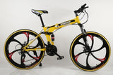 KUBEEN mountain bike 26-inch steel 21-speed bicycles dual disc brakes variable speed road bikes racing bicycle easy-smart-way.myshopify.com