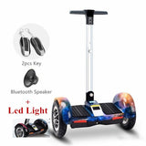 10 inch Hoverboard Two wheel Electric Scooter with Bluetooth Speaker+Led Light+Remote key Self balancing Scooter Hoover Board easy-smart-way.myshopify.com