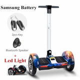 10 inch Hoverboard Two wheel Electric Scooter with Bluetooth Speaker+Led Light+Remote key Self balancing Scooter Hoover Board easy-smart-way.myshopify.com
