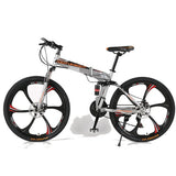 26 inches 21 Speed Folding Bicycle Male / Female / Student Mountain Bike Double Disc Brake Full Shockingproof kid's bicycle easy-smart-way.myshopify.com