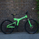 New folding mountain bike Suitable for adults 26 inch mountain bike 21 speed  Folding mountain bicycle double disc brake bike easy-smart-way.myshopify.com